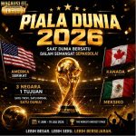 Lapangan hijau dan bola sepak sebagai simbol kompetisi dunia